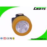 Cree 3.8Ah Coal Miner Cap Lights With Charging Indication 10000 Lux for sale