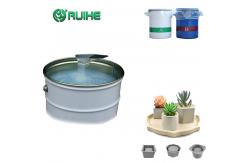 China High Transparent RTV2 Liquid Silicone Flowerpot Mold REACH supplier