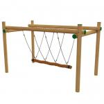 Outdoor Swing Playground Rope Bridge Polyester SGS Approved for sale