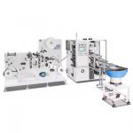 Automatic Turret Label Slitting And Rewinding Machine With Rotary Die Cutting 330 for sale