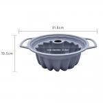 Anti Scalding Handle Flower Design Silicone Cake Pan