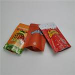 Food Grade Resealable Stand Up Pouches CBD Gummies Snack Packaging Bag With Window for sale