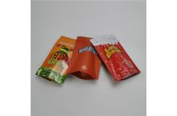 China Food Grade Resealable Stand Up Pouches CBD Gummies Snack Packaging Bag With Window supplier