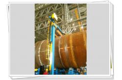 China Tubular Pile Welding Column Boom Welding Manipulator With Manned Platform supplier