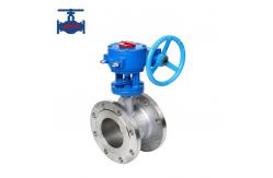 China Direct Mount Worm Gear Flanged Butterfly Valve Suitable for General Applications supplier