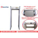 High End Security Gate Scanner , Metal Detector Walk Through Gate 60 Zones