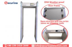 China High End Security Gate Scanner , Metal Detector Walk Through Gate 60 Zones supplier