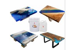 China Low Heat Release Crystal Clear Epoxy Resin Coffee Table Casting Moisture Proof supplier