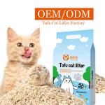 Scented Tofu Kitty Litter Lemon Apple Baby Powder Rose Clumping Flushing Kitty Litter for sale