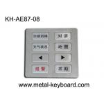 Large Matrix Industrial Metal Keypad For Fire Control And Forest Protection Station for sale