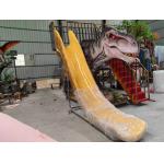 Fiberglass Dinosaur Slides T Rex Slider With Stair Playground Equipment