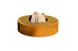 China 800mm Diameter Steel Sphere Firepit Heater Garden Round Fire Burner Fire Pit supplier