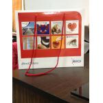 Printed Art Paper Material With Your Logo Paper Gift Tote Bag for sale