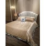 Headboard Classic Bedroom Furniture Wooden Bed Design for sale