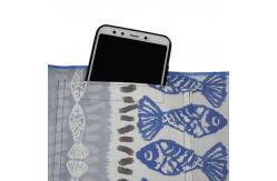 China 29x59 Inch Waffle Weave Microfiber Beach Towel Custom Printed supplier