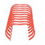 Pitch 2:1 3: 1 Double Loop Binding Spiral Wire 5/16'' A4 Size Nylon Coated Nanbo for sale