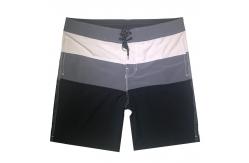 China Plain Surf Custom Beach Shorts , Drawstring Beach Shorts Drying Splash Proof supplier