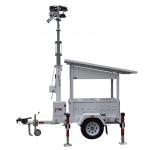 Portable Solar Light Tower with 6m mast For Emergency Rescue Lighting for sale