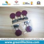 Custom Logo on Round Panel Office Binder Clip Holders