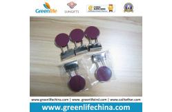 China Custom Logo on Round Panel Office Binder Clip Holders supplier