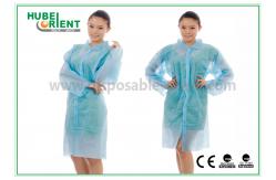 China 35G/M2 SMS Disposable Overcoat For Laboratory supplier