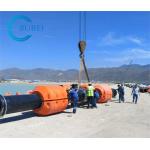 Orange / Yellow Cylindrical HDPE Pipe Floater DN1100 For Dredger Pipelines