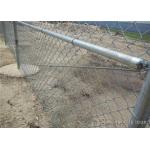 Galvanized / Pvc Coated Garden Chain Link Fence Fabric With Diamond Hole