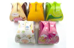 China Custom Foldable Paper Cupcake Boxes Wholesale With Paper Tray Inside Supplier supplier