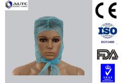 China Laboratory Disposable Medical Caps Custom Convenient Breahable For Long Hair supplier