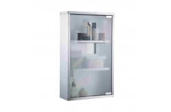 China Empty Medical First Aid Wall Mounted Cabinet With Lock And Keys 2 Shelves supplier