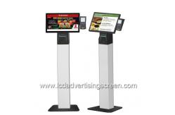 China 21.5 Inch Floor Standing Self Ordering Kiosk With NFC Reader supplier