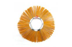 China PP Steel Mixed Waved Disc Road Sweeper Brush Wafer Brush With Crimped Filament supplier