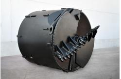 China Piling Rig Drilling Spare Parts Drilling Bucket Hydraulic Double-Bottom Double Open supplier