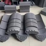 Customized Chinese Clay Drip Tiles Pattern Design Monastery Roof Material for sale