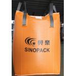 Orange 500kg Big Bag FIBC With Filler Cords , Large FIBC Jumbo Bag for sale