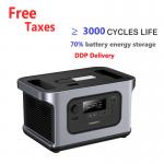 220v Eu Plug Central Electrique Solaire Lithium Portable Power Station AC DC Output for sale