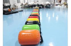 China 50cm Dia 60cm Height Multiple Colour Inflatable PVC Cylindrical Buoy supplier