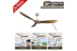 China ROHS OEM Commercial Warehouse Wood Ceiling Fans For Summer and Winter supplier