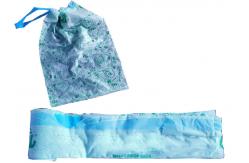 China Drawstring 30mm×60mm Biodegradable Dog Poop Bags Earth Friendly On Rolls supplier