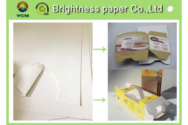 Recycled C1S Paper Folding Board Fbb Paperboard 250gsm Anti - Curl