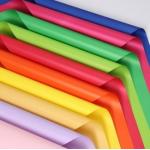 Dual Color Dopamine Floral Flower Packaging Paper Double Sided BOPP in Many Colors for sale