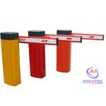 Remote Control Boom Barrier Gate With IC / ID Card Reader Folding Road Barrier Gate for sale