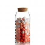 Transparent Borosilicate Food Storage Airtight Glass Jar for sale