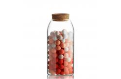 China Transparent Borosilicate Food Storage Airtight Glass Jar supplier