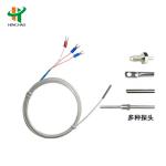 Thermocouple PT500 Platinum Resistor , PT1000 Temperature Sensing Probe for sale