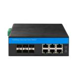 6 Ports Industrial Managed Ethernet Switch With Ring Function IEEE802.3 Standard for sale