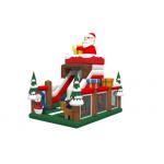 Factory Christmas Santa Tree Inflatable Slides Castle Inflatable Bouncy House