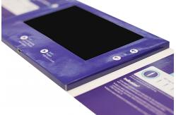 China lcd video greeting card 7 inch for small business and invitation supplier