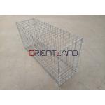 Square Hole Gabion Mesh Cage / Metal Gabion Baskets As Riverbank Protection for sale