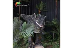 China ZTE Animatronic Dinosaur Puppet With Track Basement For Amusement Park supplier